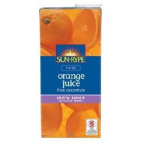 Sun Rype Orange Juice - BOX 12 x 900ml - cs