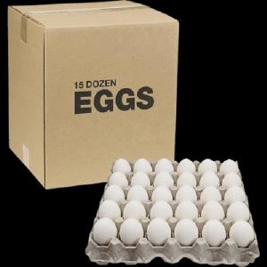 Grade " A"  LARGE Eggs Loose - 15dz - cs