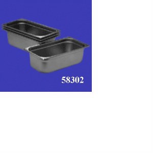 NJP-332 - 2.5" x - One Third Size Pan - Stainless Steel - ea