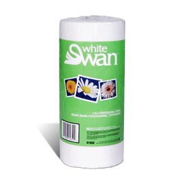 01890/01650 - White Swan 2-Ply Perforated Roll Towel -24 x 90 Sheets - cs