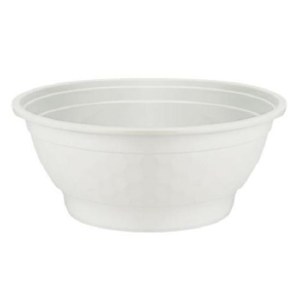 PP-B38W/YN38W  38 oz White Plastic Bowl w/ Lid 150 -cs