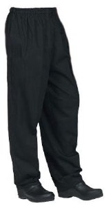 Chef Pant - Baggy - BLACK - SMALL - ea