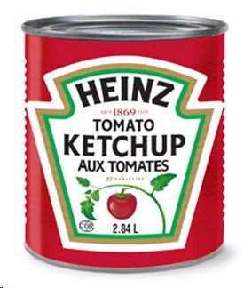 Ketchup - Heinz 100oz Cans (73240) - 2.84L (6)
