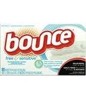 Bounce Dryer Sheets, NATURAL Free & sensitive (80070) (80 sheet per box) (9)