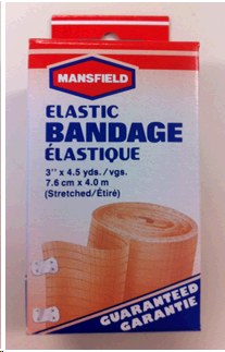 Mansfield Elastic Bandages 3" x 4.5 yds (17002)
