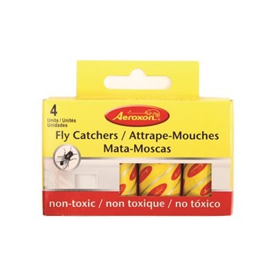 Aeroxon Fly Catchers Ribbon Sticker- 4/PACK (22) (80660) (264 per master case) EACH