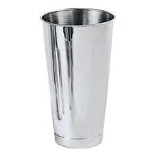 Milkshake Malt Cup - Stainless Steel - sold by each (00510)(08018)