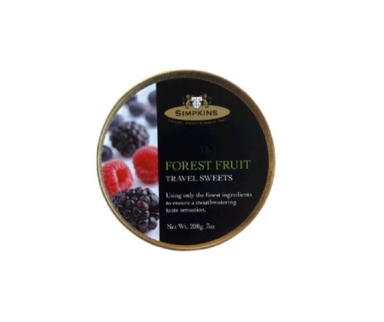 Simpkins Candy in Tins Forest Fruit Drops - 200g (12) (62430)