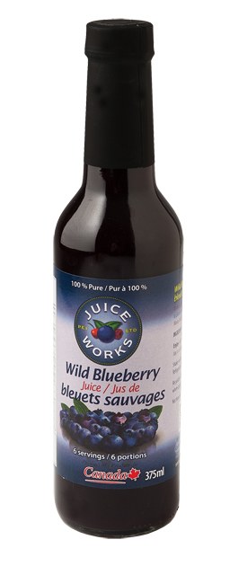 PEI Juice Works Wild Blueberry Juice (Anne of Green Gables) - 375ml (12) (00000)