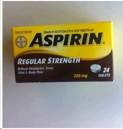 Aspirin Regular - 24/PKG - (36)(65513)