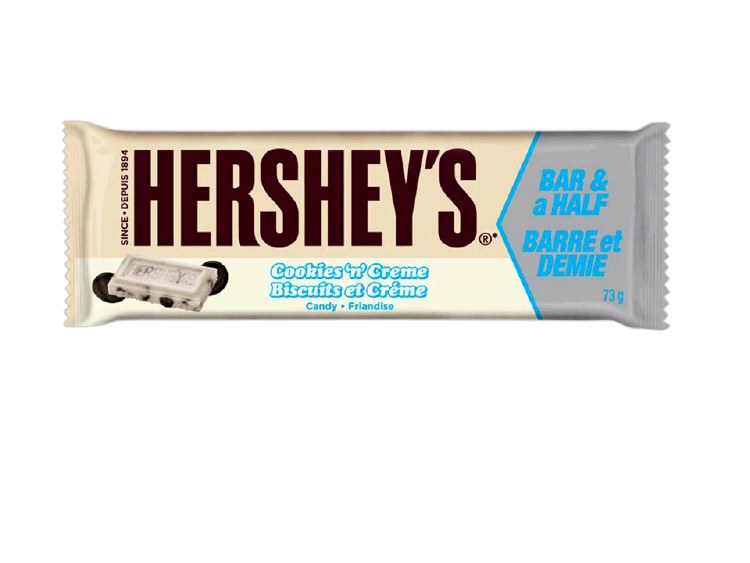 Hershey Cookies N' Creme (Bar & A Half) King Size - 18/BOX (6) (41079)