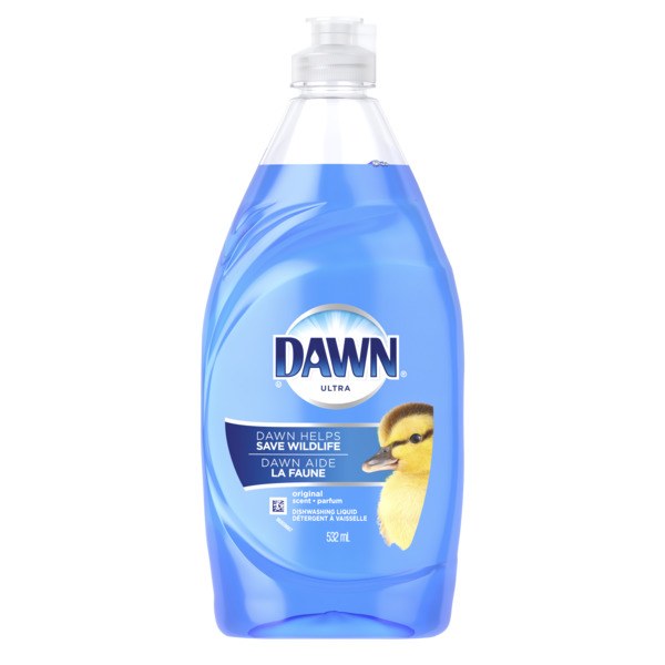 Dawn Ultra dishwashing liquid Original Scent EZ Squeeze - 443ml  (8) (00906)