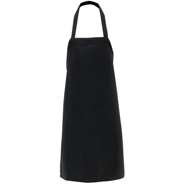 Apron, Black, No Pocket, w/ Neck Strap (Non-Adj.) - SOLD BY EACH (53405) (8100BLK)