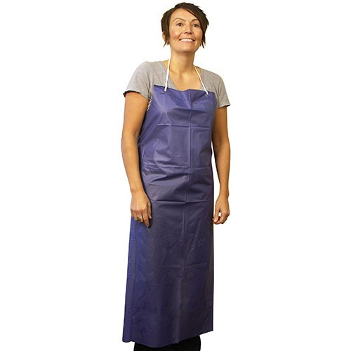 Dishwasher Aprons Blue Vinyl 6 MIL 35 x 45 (01477)