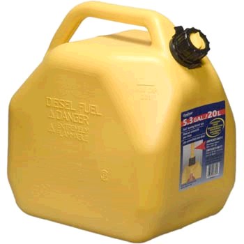 Diesel Can - Yellow - 20 L - Gas Can (4) (07649)