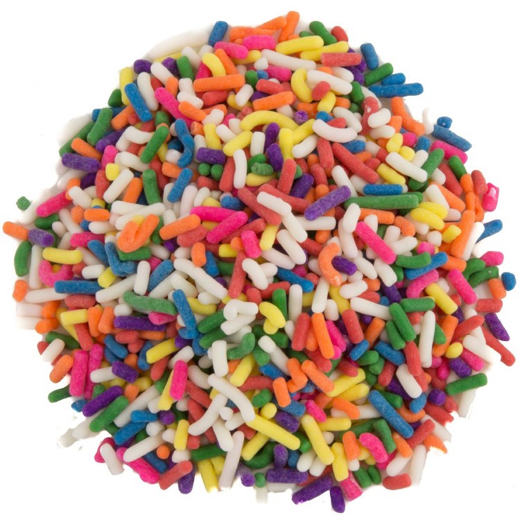 Bakery Essentials Sprinkles Ass't Colors (Rainbow) Bag  3kg (02083) (3026397)(NET)