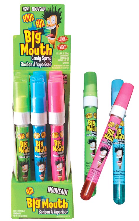 Big Mouth Sour Spray Candy - 12/BOX (12) (10636)