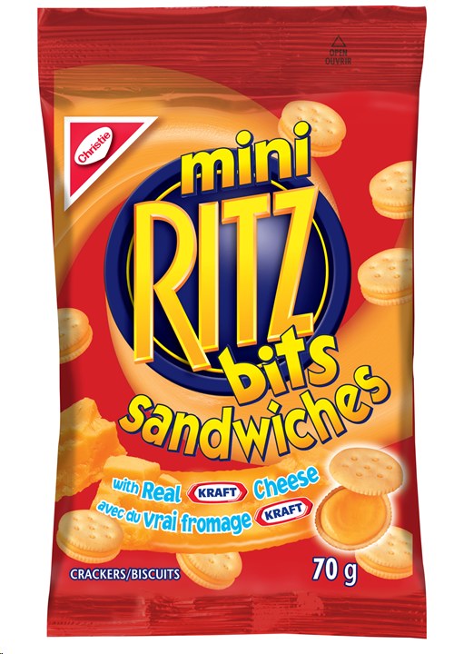 Snack Ritz Cheese Bits Sandwiches - 12/BOX (3) (00277) (SRP $1.49/bag)