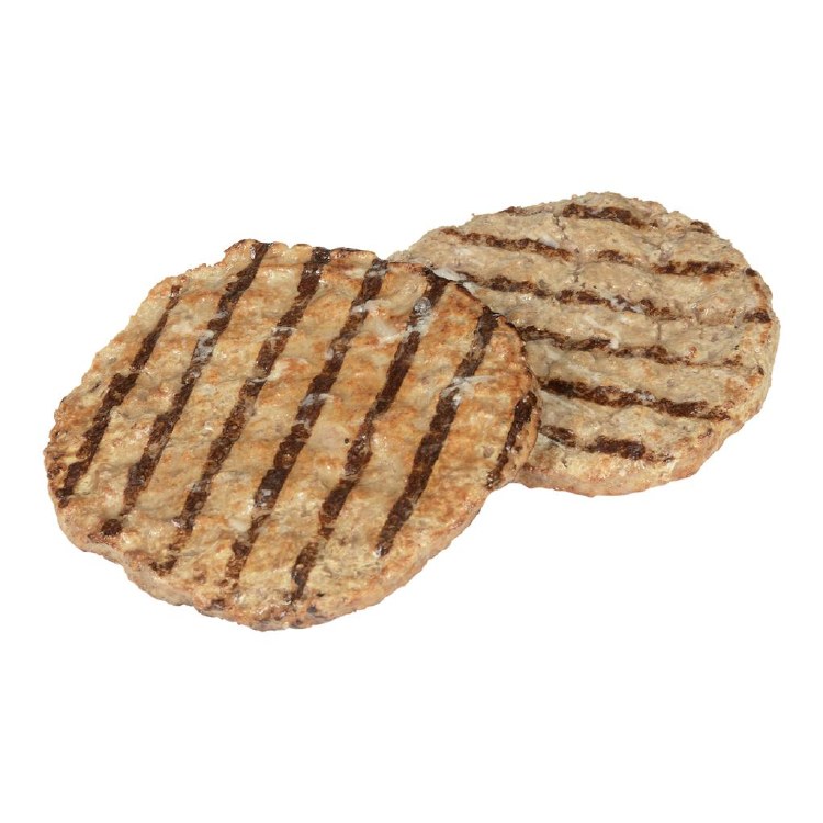 Schneiders - Beef Patty 4oz, Broiled (Pre-Cooked) - 42/CS - SOLD BY CASE - (1) (41610)