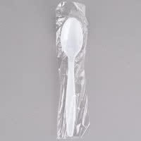 Individually Wrapped White Teaspoon - 1000/CS - (91-929)(RCS1W)