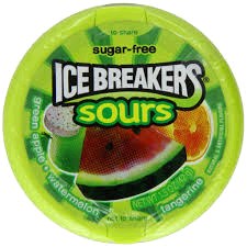 Ice Breaker Mint Fruit Sour - 43g - 6/BOX (12) (10868)