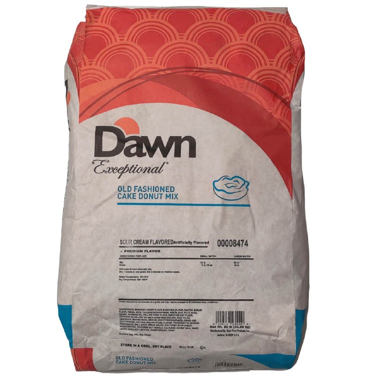 Dawn Old Fashioned Sour Cream Donut Mix - 50lb