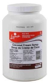 Lynch Bar Mix Coconut Cream Syrup - 2L (2) (60451)