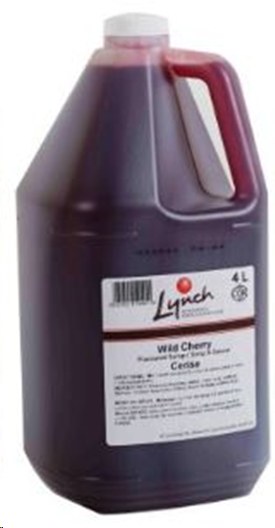 Lynch Flavored Milkshake Syrup Wild Cherry - 4L - (2)(54441)