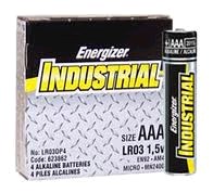 Energizer AAA INDUSTRIAL  Batteries Energizer - 4/pkg 6 to a box  (02311) (36)
