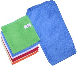 Micro Fibre Cleaning Cloth - 14" x 14" - RED - now sold by package of 10(34401)