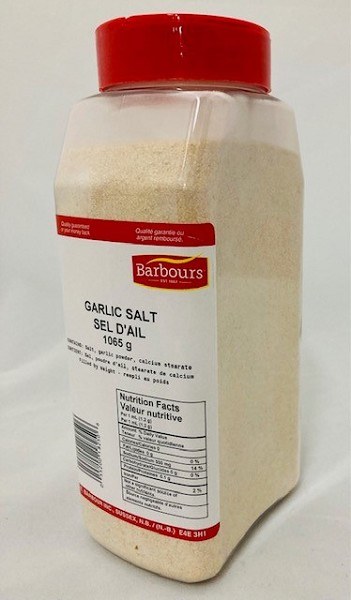 Barbour's Garlic Salt 1065g (6) (18250)