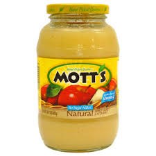 Motts Apple Sauce Unsweetened - 620ml -(00034)  (12)