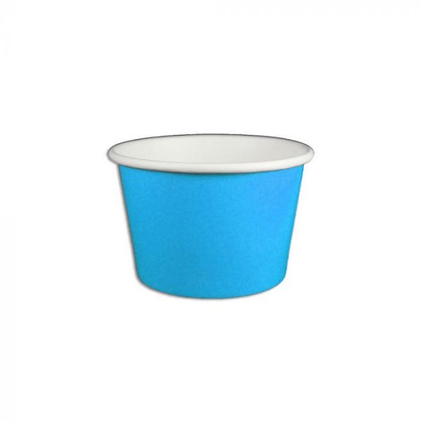 YoCup Paper Sundae Cup 8oz (Blue) - 1000/CASE