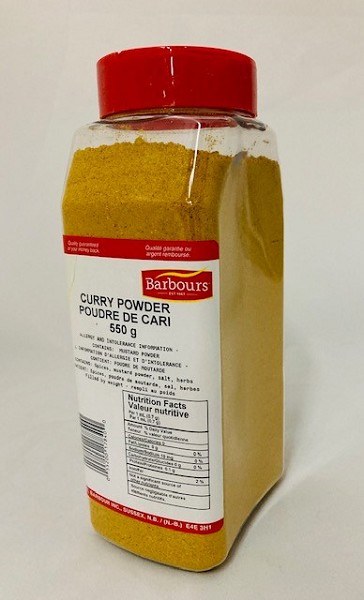 Barbour's Curry Powder Shaker 550g (6) (17840)