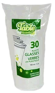 Cup - Retail - 5 oz Clear Plastic Cup - 30/Pkg (90039/90964) (36)