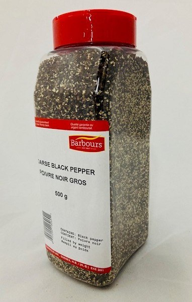 Barbour's Black Pepper Coarse 500g (6) (18060)