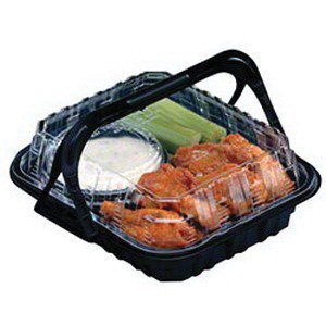 CanCreativ Small Chicken Container With Dome - 200/case (HMR-M-WHT) (07048)