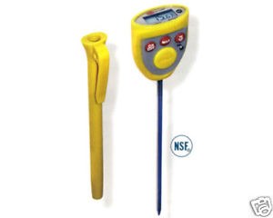 Digital Pocket Thermometer w/ Temp Alarm (-40 to 450 F) - (04508)