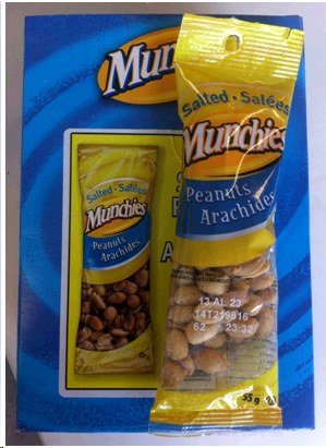 Munchies Peanuts Salted -55g - 12/BOX (6) (05983)