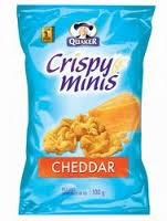 Quaker Crispy Minis Cheddar - 33g x 32/CS - (22581)