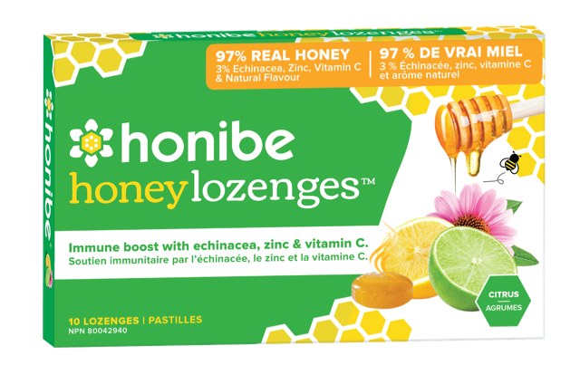 Honibe Honey Lozenges Immune Boost GREEN - 12/BOX (10) (01417)