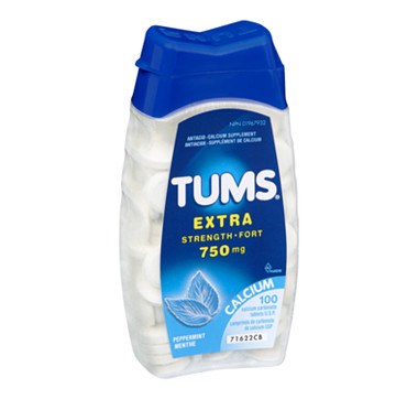 Tums Ex. Peppermint  - 750mg (24)(89363)