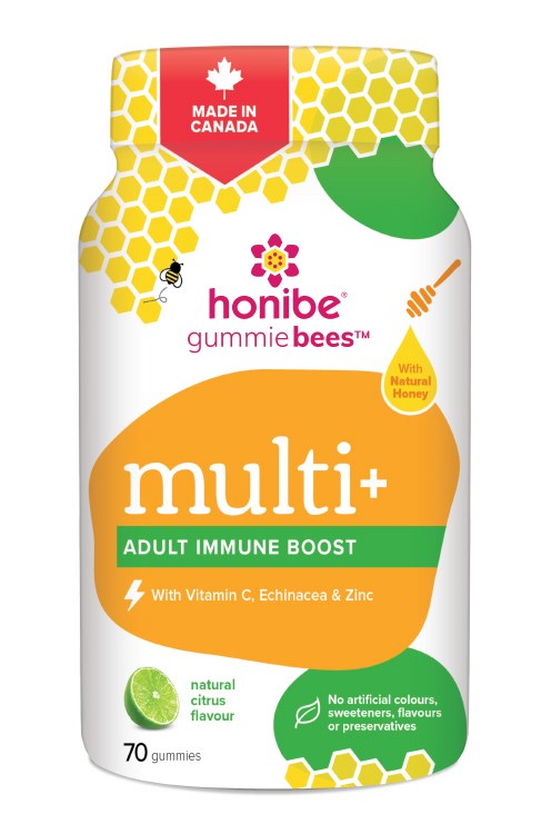 Honibe Honey Vitamin Gummies Adult Immune Boost - 70/CT (12) (00150)