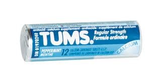 Tums Regular Peppermint Rolls - 18/BOX (6) (00643)