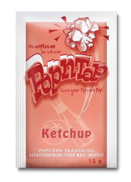 Pop N' Top Ketchup Packet 15gm 24/ Box (70090) (00553)