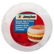 Jimmy Dean Egg Muffin/Cheese/Sausage  12 x 141g  (51367)