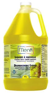 MENU Lemon Dish Liquid - 4L (2) (04290)