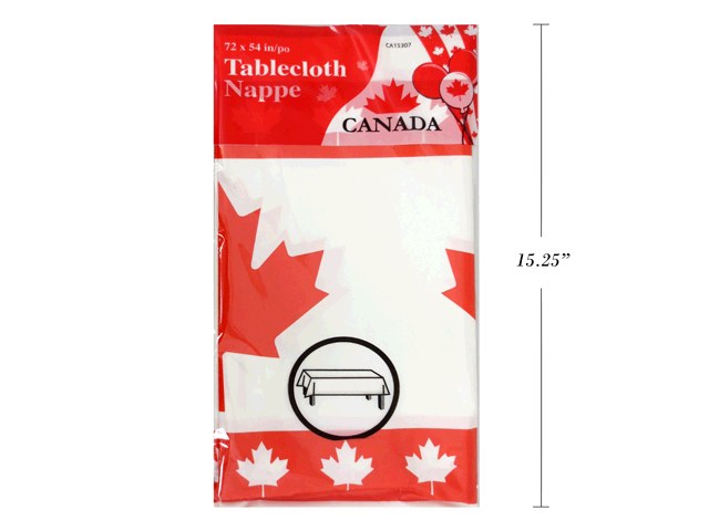 Canada Printed Tablecover - 72" x 54" (15307)