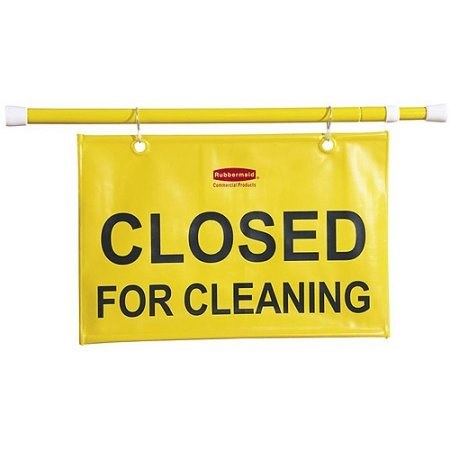 Closed for Cleaning POLE - (Sold By Each)