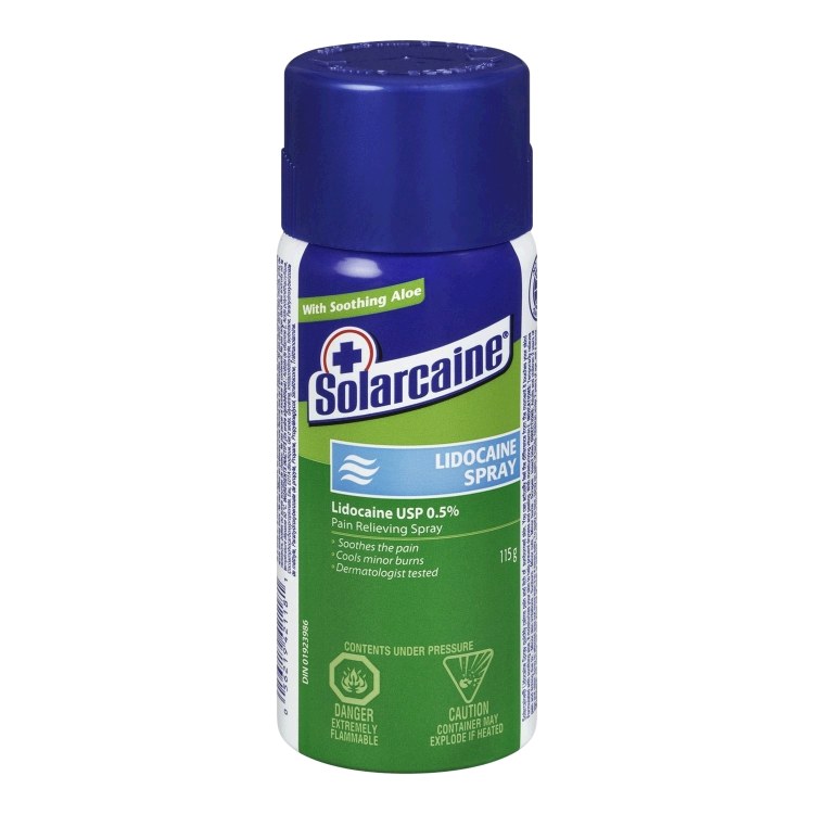 Solarcaine Lidocaine Spray - 115 g (12) (42118)